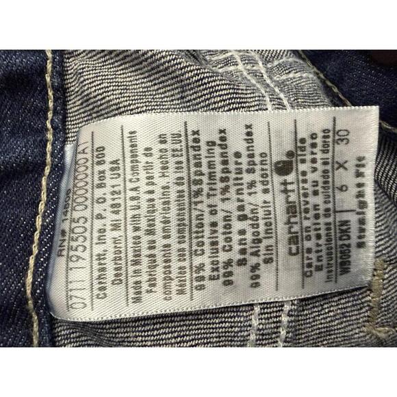 Carhartt Women’s straight fit jeans size 6 - Picture 6 of 6